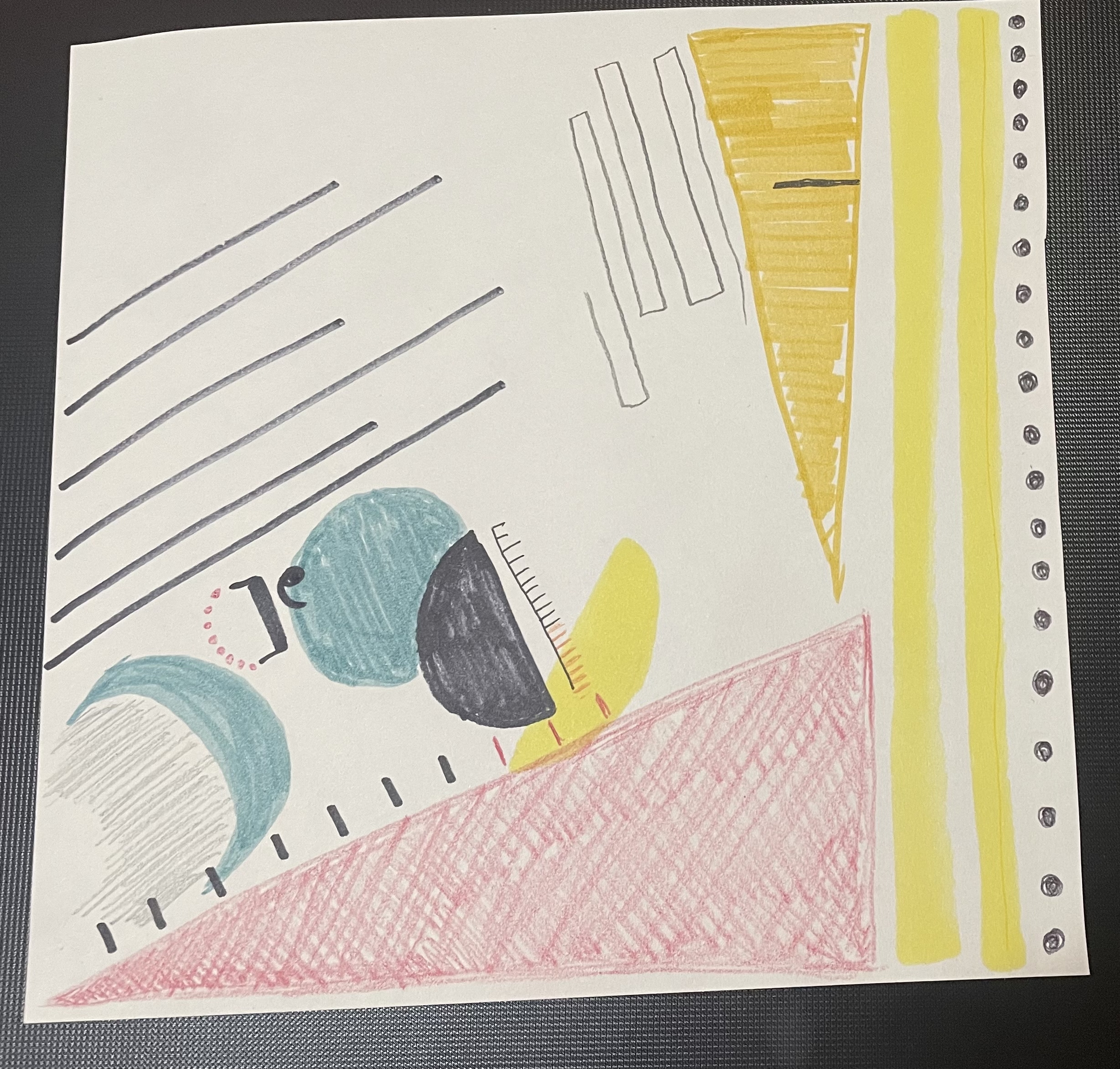 Here is my self portrait based on Giorgia Lupi's TED talk. The shapes represent my age (dots), birth location, friends, pets, and other personal information. I answered each question accordingly, which was represented on the self portrait.