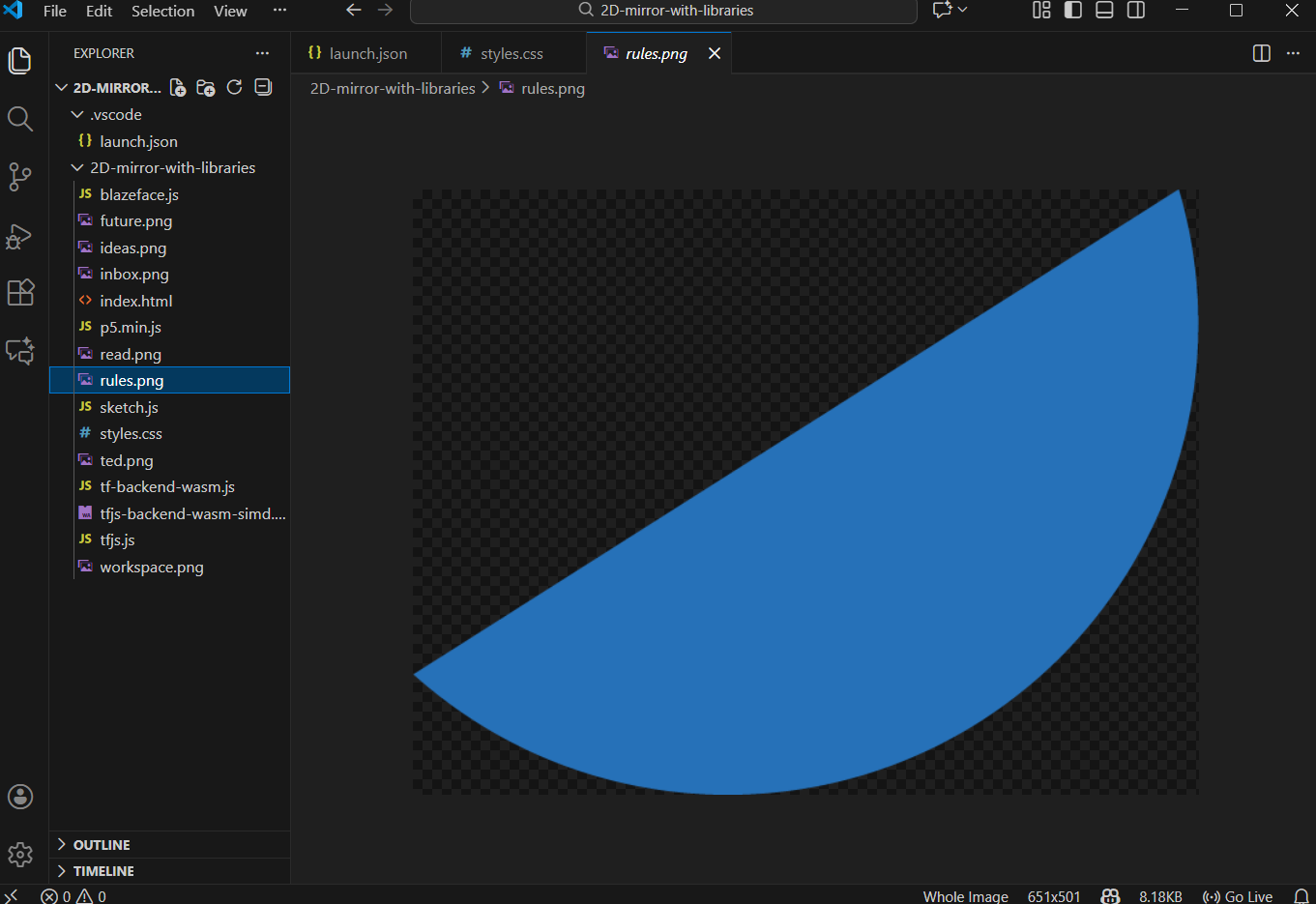 To be sure that my files replaced the old images correctly, I went through each image before testing it. I didn't make new names so replacing the files would be an easy process. The only image I didn't replace was the TED logo because it was already the logo for design (the options were technology, entertainment, and design)
