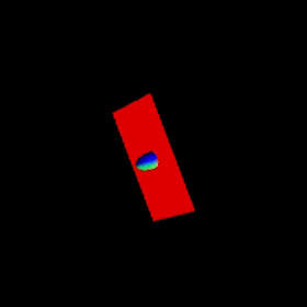 Another geometric shape I found on p5 was a plane and ellipsoid. I played around with the shapes and thought the plane was interesting because it changed colours depending on its orientation.